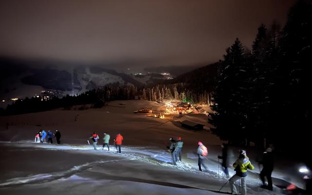 Schneeschuhtour abend